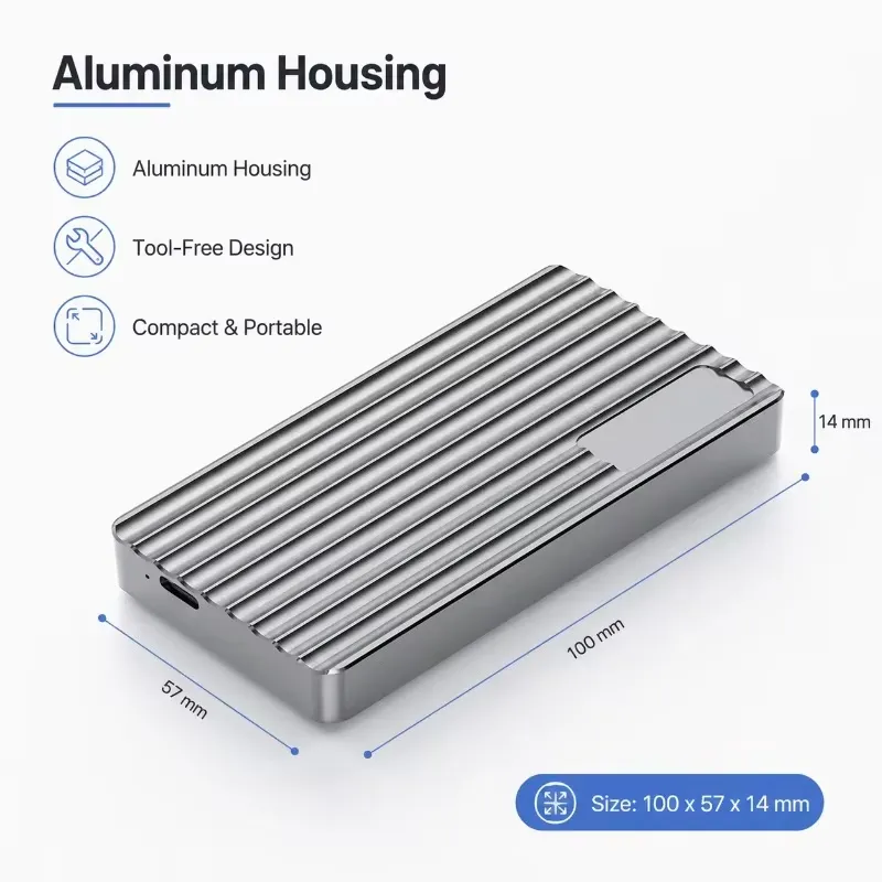 AP01 for Aluminum M.2 NVMe SSD - Usb4 40Gbps External Ssd 8Tb 评论和价格